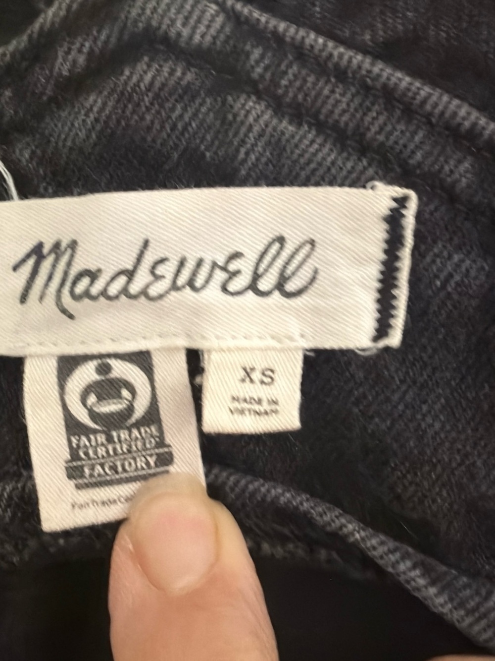 Madewell Straight Leg Black Workwear Overalls - Picture 6 of 12